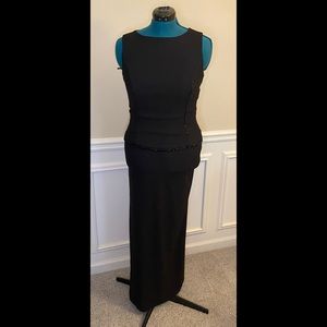 Scott McClintock Black Evening Gown Size 10